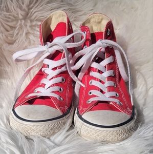 Kids Red Converse Size US2.5